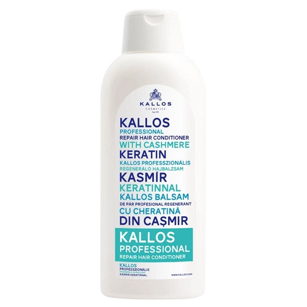 Soch uchun konditsioner Kallos Cosmetics Cashmere keratin 1000ml