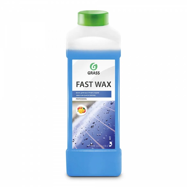Avtomobillar uchun sovuq mum "Fast Wax" yuqori suv o‘tkazuvchanligiga ega, 1 l
