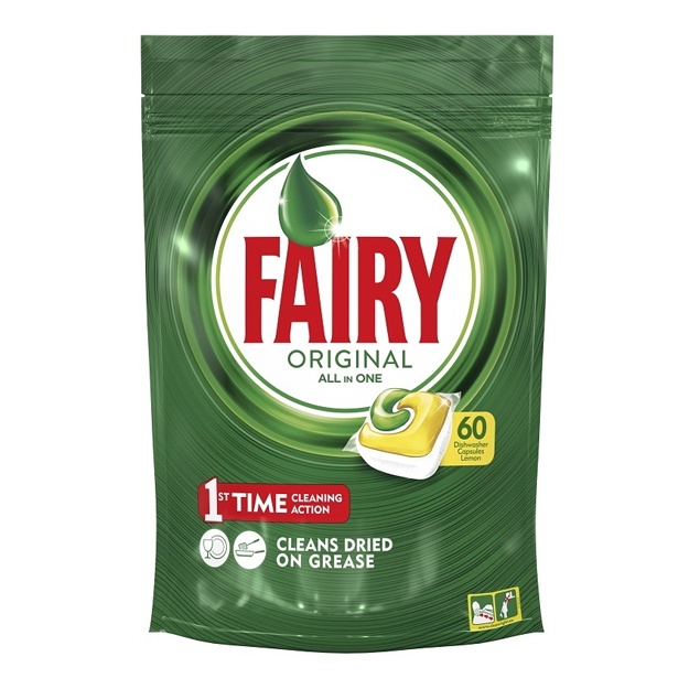Idish yuvish kapsulasi Fairy Original 60 dona