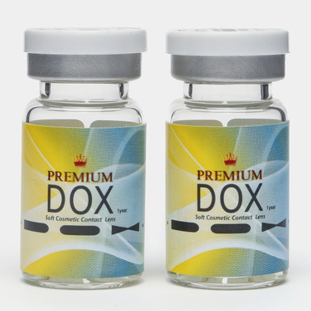 Rangli kontakt linzalari Premium Dox K2020 CHOCO -3.5