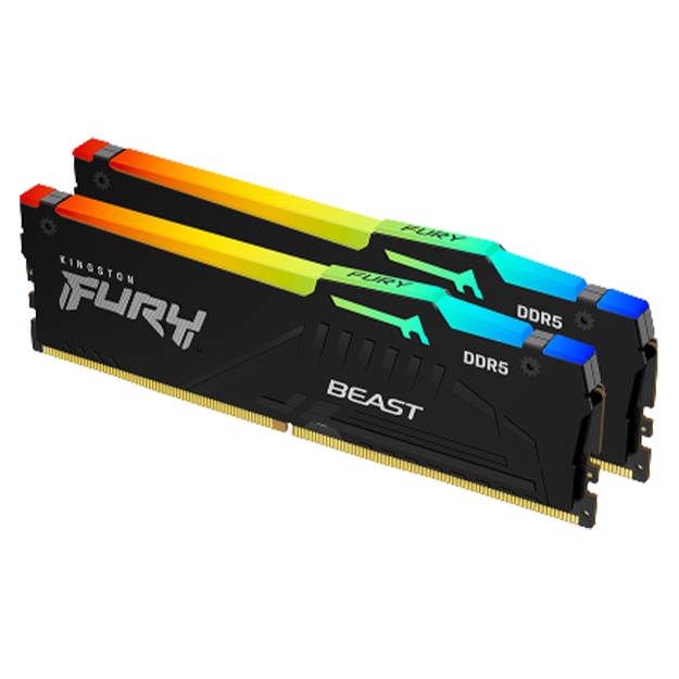 Operativ xotira Kingston DDR5 64GB 5600Mhz RGB Fury (32*2)