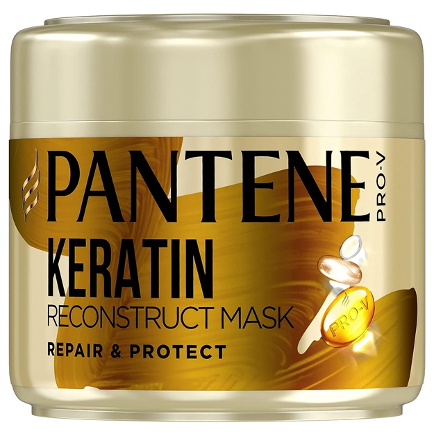 Кератиновая маска и лечение Pantene для сухих и поврежденных волос