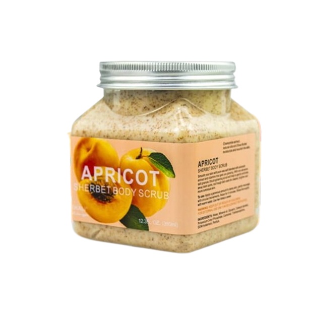 Badan uchun skrab Wokali Apricot 500ml