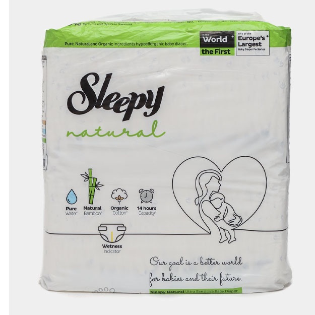 Bolalar tagliklari Sleepy natural jumbo №3, 4-9 kg, 68 dona