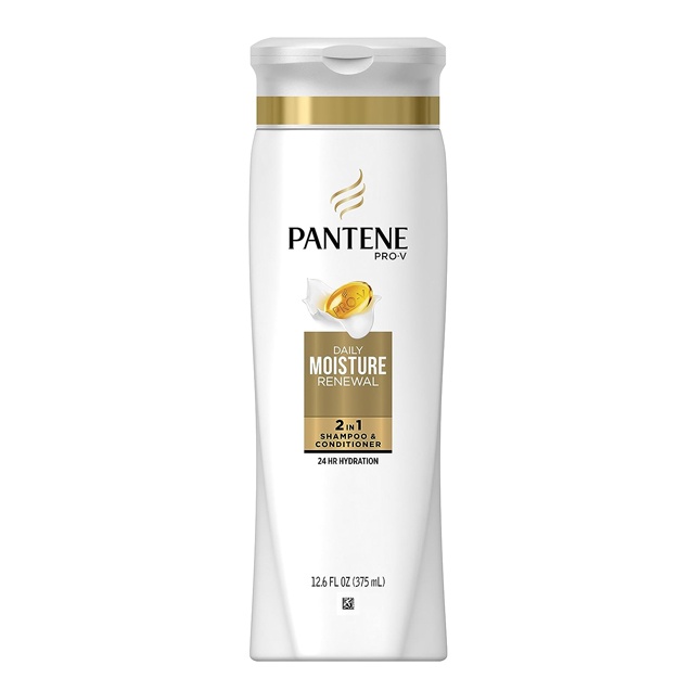 Шампунь и кондиционер 2 в 1, ежедневное увлажнение, 12,6 унции Pantene Pro-V
