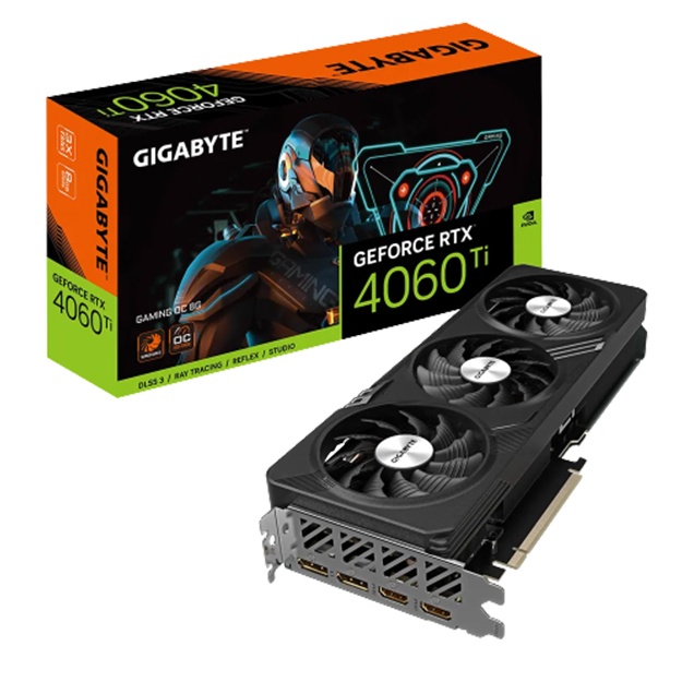 Videokarta Gigabyte 8GB GeForce RTX4060Ti GAMING OC GV-N406TGAMING OC-8GD