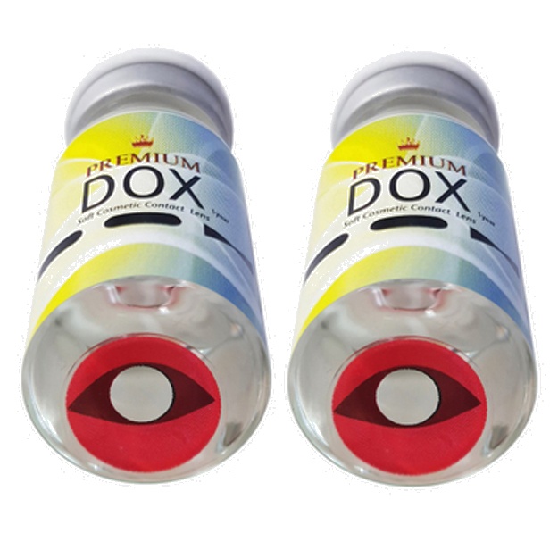 Цветные контактные линзы Premium Dox Crazy 51 REDCAT 0.00