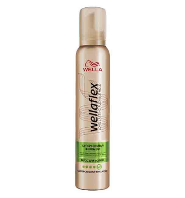 Wellaflex sochlar uchun mousse super kuchli ushlab turish, 200 ml