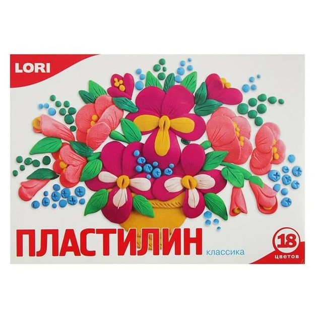 Klassik plastilin Lori Pl-012 18rang