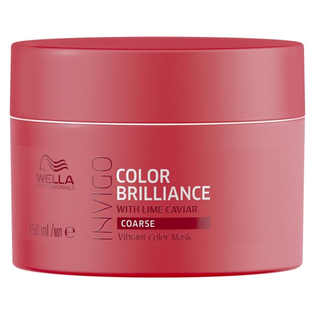 Маска-уход для защиты цвета окрашенных жестких волос Wella Pro Color Brilliance 150мл