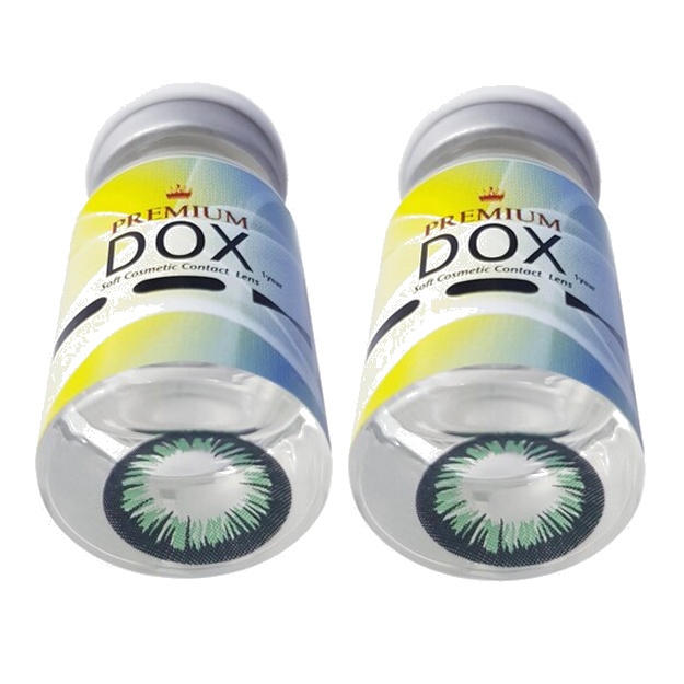 Rangli kontakt linzalari Premium Dox, A2013 Green, 0,00