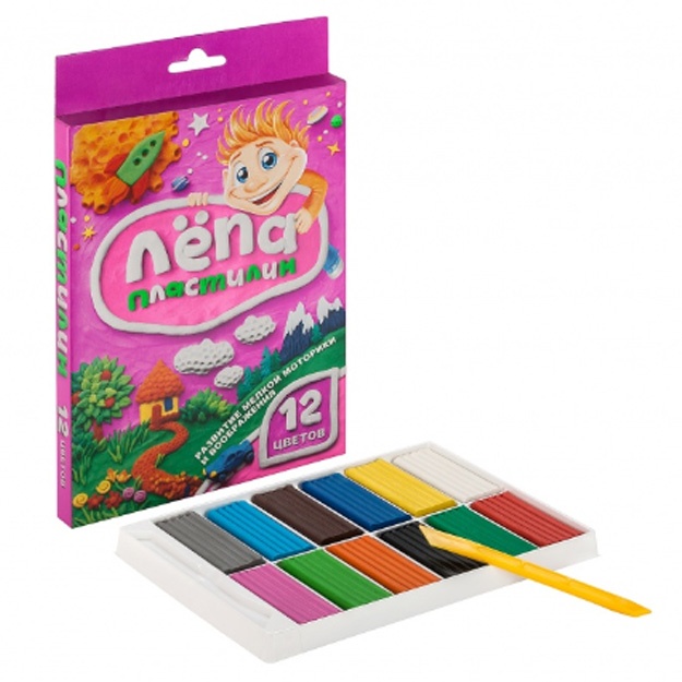 Plastilin seriya "Lyopa" Globus PL12-01 12rang