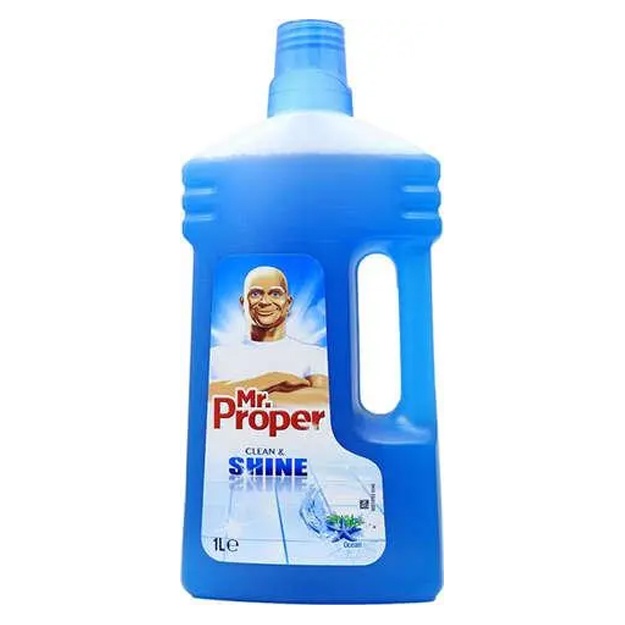 Har tomonlama tozalash vositasi Mr. Proper Clean & Shine Ocean 1 l