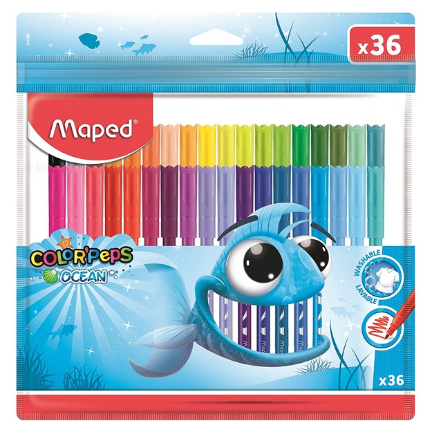 Flomasterlar Maped Color'Peps Ocean 36rang (845725)