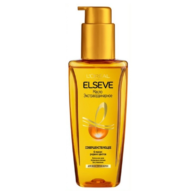 Масло для волос, L'Oreal Paris, Elseve Питание, для всех типов волос, 100 мл