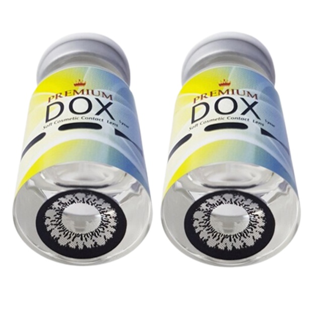 Rangli kontakt linzalari Premium Dox TANG GRAY 0.0