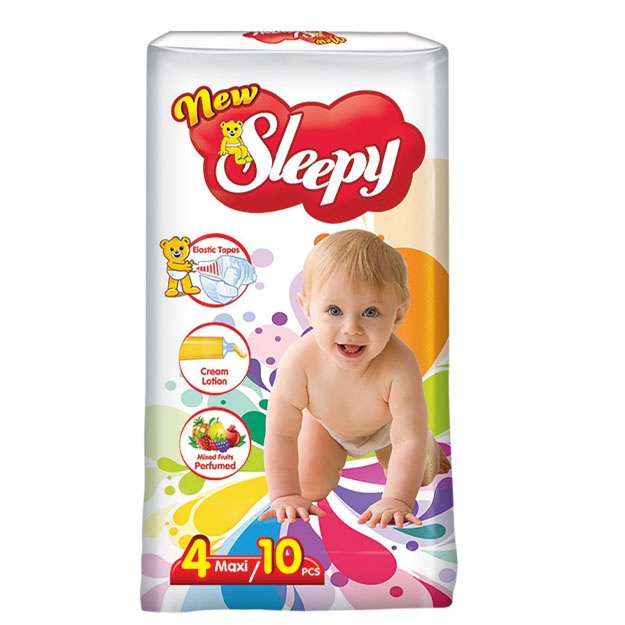 NEW SLEEPY STANDART (Детские подгузники) - №4 (8-18 кг) 10шт