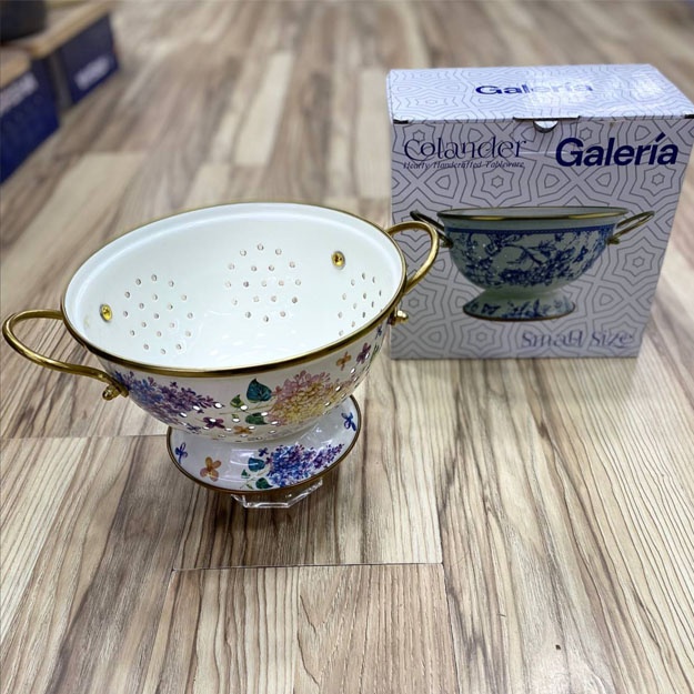 Металлический Эмалированный дуршлаг Galeria-1