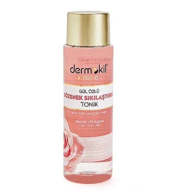 Ko‘zalarni toraytiruvchi atirgulli Dermokil toner, 200 ml