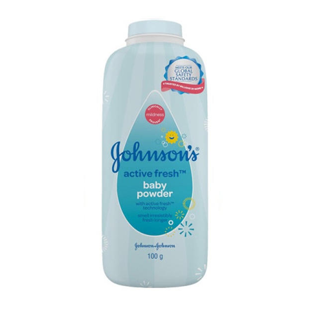 Детская присыпка Johnson's baby Active Fresh 100г