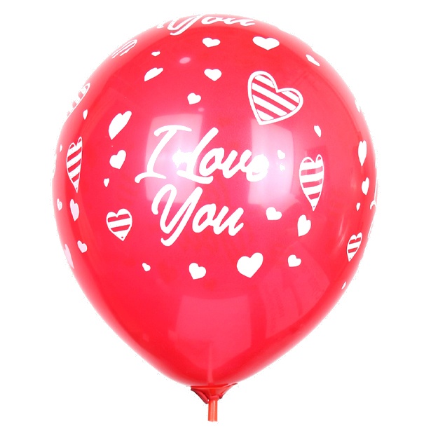 Шар I Love You 5 шт 30 см Красный