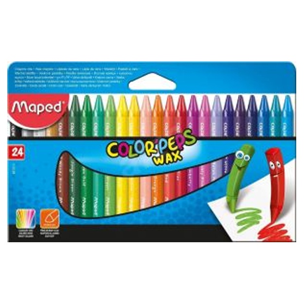 Qalamlar Maped moyli-pastel (24 rang, mum) 861013
