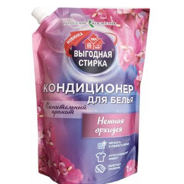 Mato yumshatuvchi "Gentle Orchid"  Vigodnaya Stirka 1 l Doy-pask (RK)