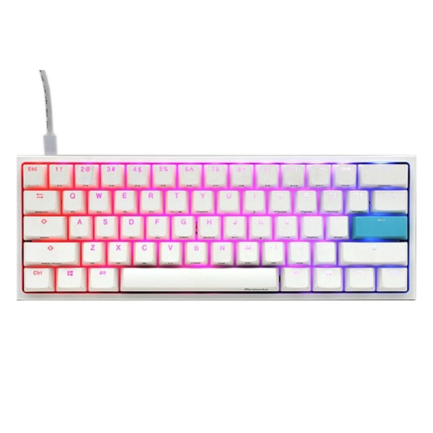 O‘yin klaviaturasi Ducky DKON2061ST-PUS PDWWT1 One 2 Mini Pure White RGB Version 2