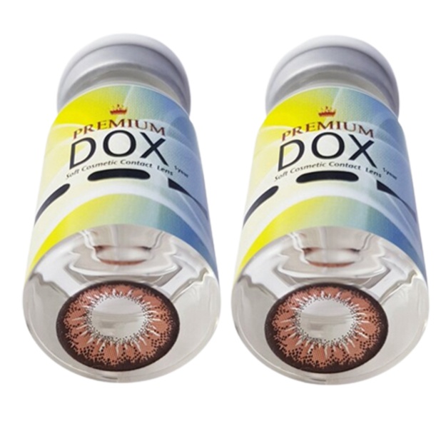 Rangli kontakt linzalari Premium Dox K2010 BROWN -1.0