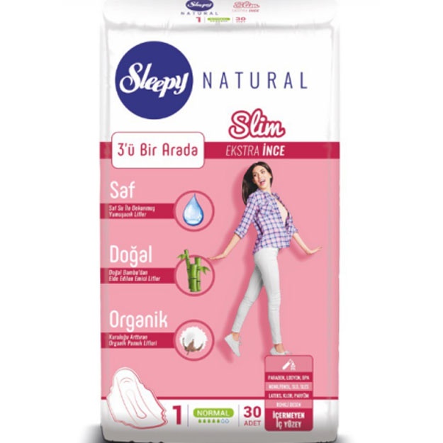 SLEEPY ayollar prokladkalari «SLIM» (Oddiy) №1 (30 dona)