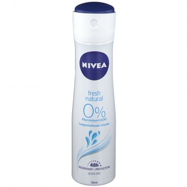 Dezodorant aerozol NIVEA Fresh natural 0% aluminium (0% soley alyuminiya)