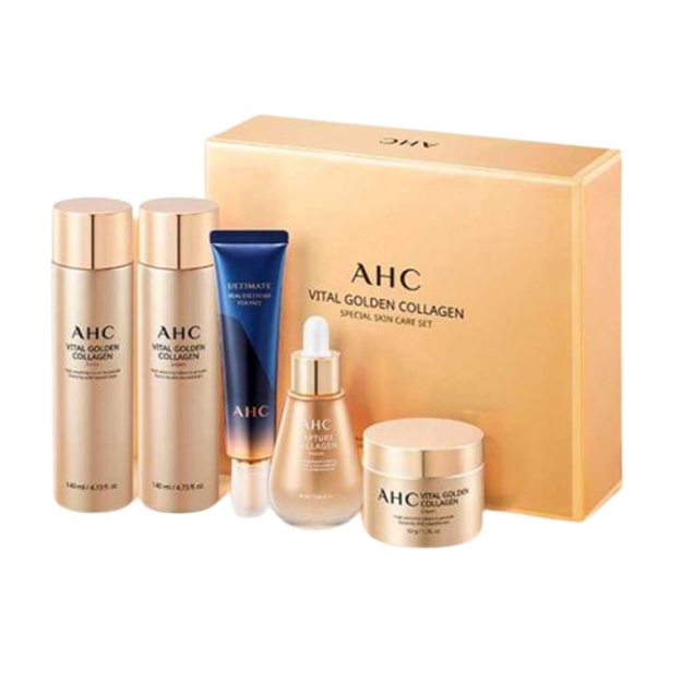 Qarishga qarshi yuz uchun nabor AHC Vital Golden Collagen Special Skin
