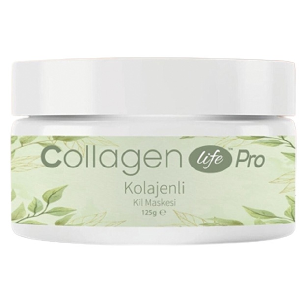 Коллагеновая глиняная маска против прыщей и черных точек Collagen Life Pro 125г