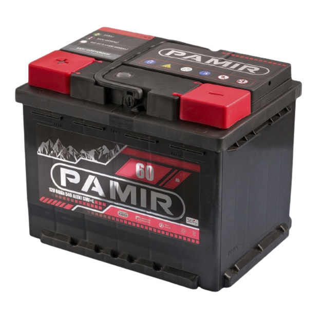 Avtomobil akkumulyatori Pamir 60Ah 540A 12V SMF+L