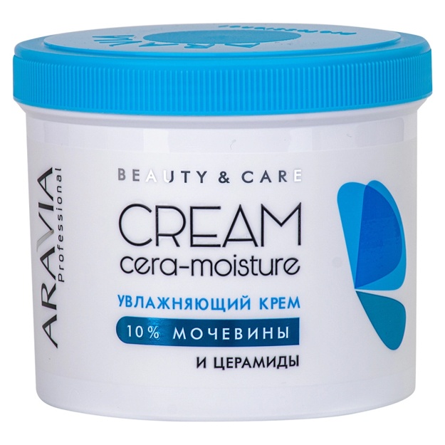 Увлажняющий крем с церамидами и мочевиной (10%) Aravia Professional Cera-moisture Cream 550мл