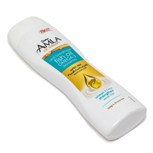 Shampun Dabur Amla Nourishment Oil Therapy Baliq yog‘i Omega-3 200m