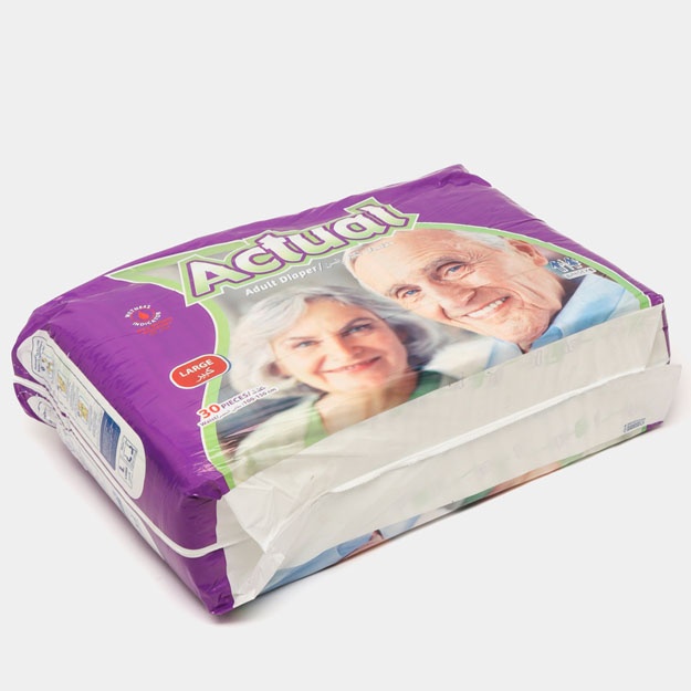Kattalar uchun tagliklar Actual №3, L, 100-150 sm, 30 dona