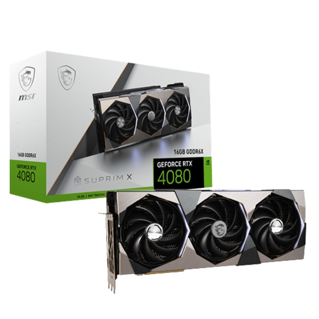 Videokarta MSI 16GB GeForce RTX4080 SUPRIM X