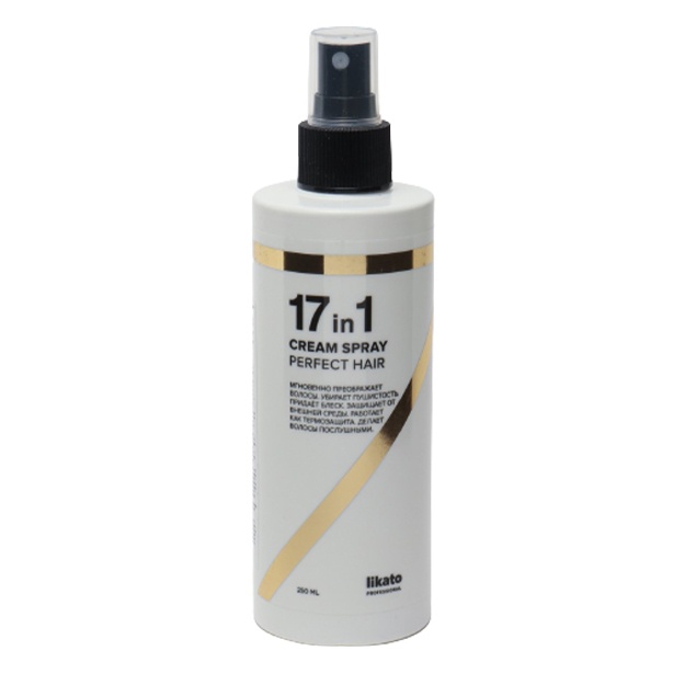 Ko‘p funktsiyali soch spreyi o‘chmas 17 tasi 1 da Likato Professional, 250 ml