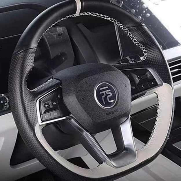 Rul uchun g‘ilof Custom DIY Car Steering Wheel Cover 100% Fit For BYD e2 e3 S2 D1 Song Pro MAX
