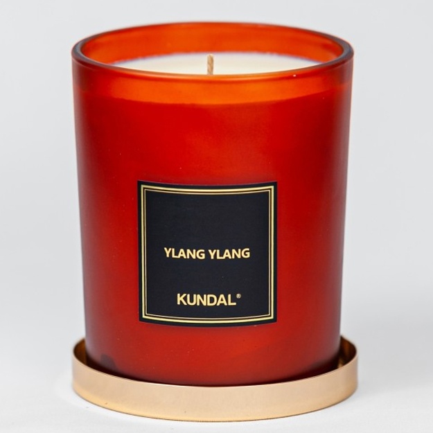 Aroma sham Perfume Natural Soy Candle Ylang Ylang Kundal 500g