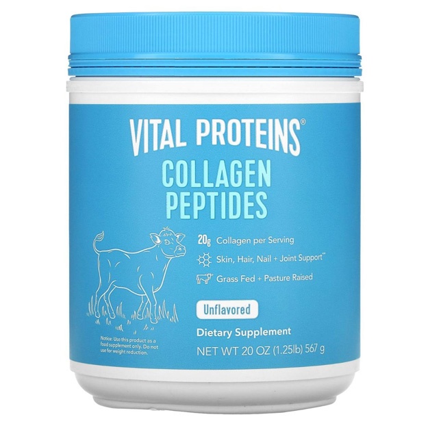 Пептиды коллагена без ароматизаторов Vital Proteins 567г
