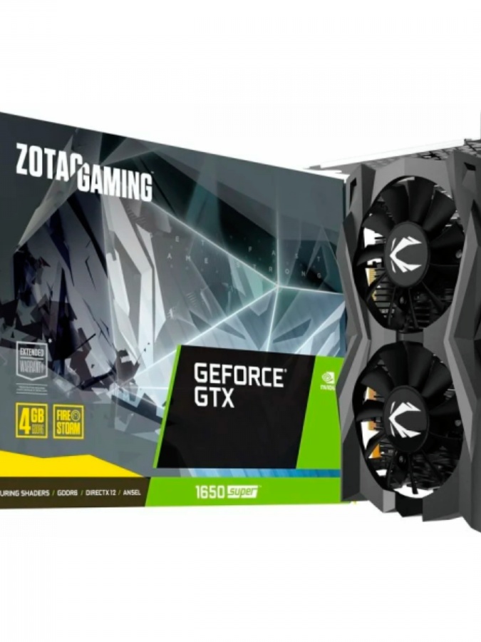 Videokarta ZOTAC GeForce GTX 1650 SUPER Gaming Twin Fan 4 GB