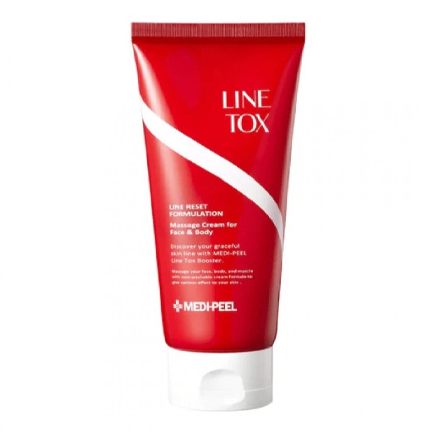 Массажный крем для лица и тела против отеков MEDIPEEL Line Tox Booster 150ml