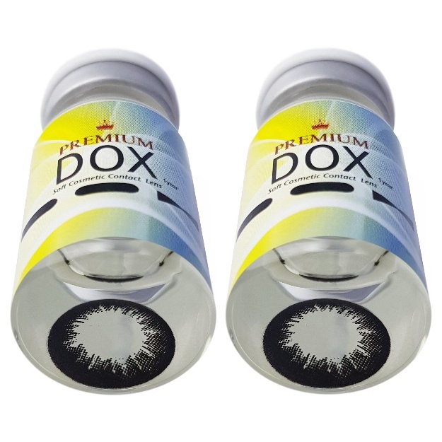 Цветные контактные линзы Premium Dox A106 Black -1.75