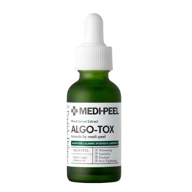 Bug‘doy urug‘i bo‘lgan yuz uchun ampula detoks zardobi Algo-tox tinchlantiruvchi intensiv ampula