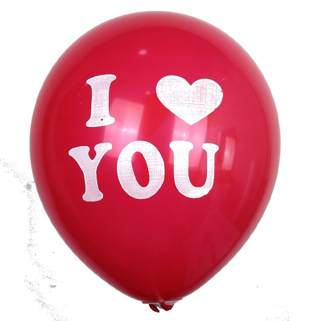 Shar I Love You 5 dona 30 sm bordo