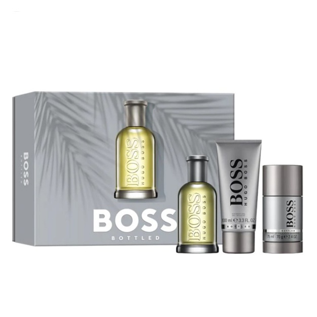 Hugo Boss Bottled Giftset (EDT 100ml+SG 100ml+DS 75ml)