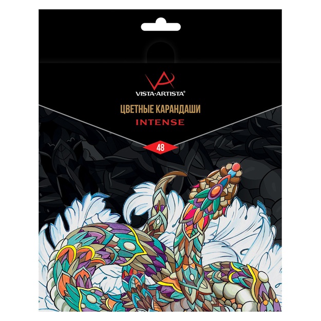 Rangli qalamlar Vista-Artista Intense VICP-48