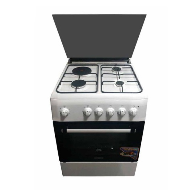 Gas-elestris stove Biryusa N60GE07W